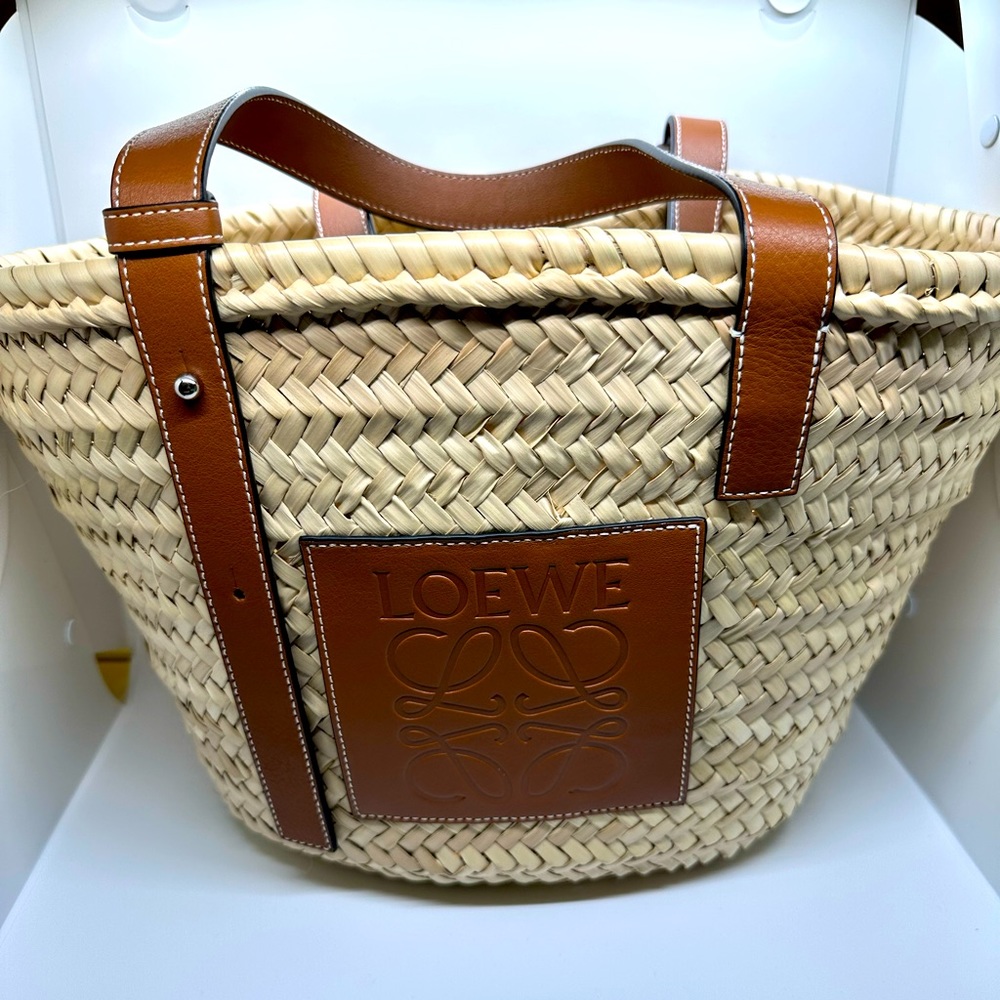 Loewe Medium Size Straw Bag